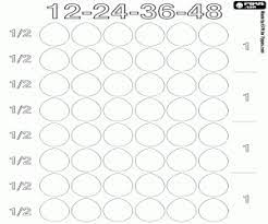 Darle color a los huevos duros es una tradición propia de ¡lo divertido es que hay muchas maneras de hacerlos! Contar De 1 Huevo Hasta 4 Docenas Para Colorear Pintar E Imprimir