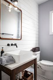 Modern farmhouse farmhouse powder room decor. Farmhouse Powder Room Paradigm Interiors Farmhouse Powder Room Powder Room Decor Powder Room Small