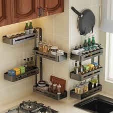 Jan 30, 2020 · try these diy ideas for organizing spices in your kitchen. Rotating Shelf Kitchen Corner Condiment Seasoning Rack Free Perforation Wall Hanging Rotary Multifunctional Storage Shelf Special Promo 1d9d Goteborgsaventyrscenter