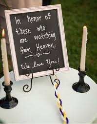 Just Because Your Deceased Loved Ones Can T Be With You On Your Wedding Day Doesn T Mean They Can T Be Rememb On Your Wedding Day My Wedding Day Wedding Signs