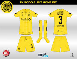 Fk bodø/glimts originale hjemmedrakt for 2021 med rund hals. Fk Bodo Glimt