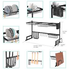 Maybe you would like to learn more about one of these? Dish Drying Rack Over The Sink Adjustable Large Dish Rack Drainer Sortwise