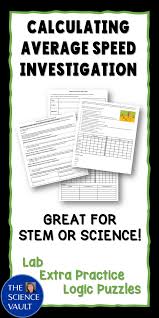 Calculating Average Speed Lab Great For Science And Stem Science Teaching Resources Teaching Middle School Science Scientific Method Lab