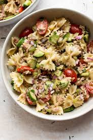 Then when macaroni is cooked let it cool. Healthy Tuna Pasta Salad Salt Lavender