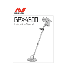 With its advanced technologies, the gpx 4500 penetrates mineralized ground better and deeper than basic pi detectors. Minelab Gpx 4500 User Guide Minelab Electronics Detectorprospector Com