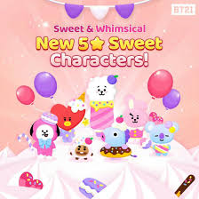 Melting Our Hearts Once Again Puzzle Star Bt21 Is Here With All New 5 Sweet Characters Collect All Seven For A Special Feature Pre Bts Van Kpop