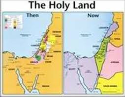 Details About Rose Publishing 30496 Chart Holy Land Then Now Wall Laminated