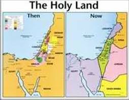 details about rose publishing 30496 chart holy land then now wall laminated