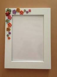 Rahmen Mit Fimo Applikationen Verziert Fimoapplikationen Mit Rahmen Verziert Frames Diy Crafts Photo Frame Crafts Frame Crafts