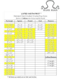 Rug Dimensions Standard Rug Sizes Dimensions Size Chart For