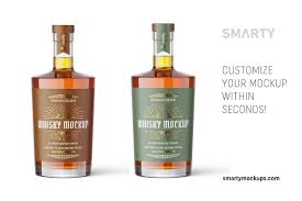 Whisky Bottle Mockup In 2020 Bottle Mockup Whisky Bottle Whisky