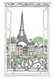 Pin By Juliette Grondin On Drawings Skyline Drawing Paris Illustration France Drawing