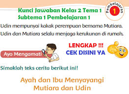26/7/2021 · kunci jawaban buku tematik siswa kelas 5 tema 3 pembelajaran 1 subtema 1 bagaimana tubuh mengolah makanan halaman 2, 4, 5, 6, 8, 9, 10, 11. Lengkap Kunci Jawaban Kelas 2 Tema 1 Subtema 1 Pembelajaran 1 Simple News Kunci Jawaban Lengkap Terbaru