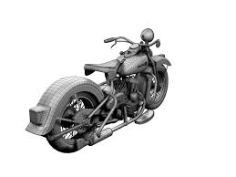3d Model Motorbike 1942 Fbx Obj Max 3ds C4d Dxf 3d Model Model Squirrel