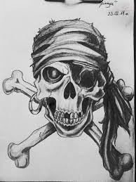 Before you begin drawing the skull make sure you leave enough space at the bottom of the page to be able to draw the skull with crossbones. 7 Pirate Skull And Crossbones Tattoo