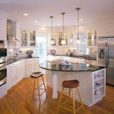 another useful and beautiful layout i like the semi circular top with stools below so p ilot de cuisine rond cuisines design designs de cuisine de la campgne