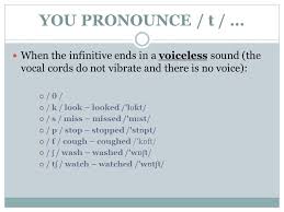 Stepping into voice power and vulnerability actor voice training. Helped T Opened D Invited Id The Pronunciation Of The Past Ed Ppt Download