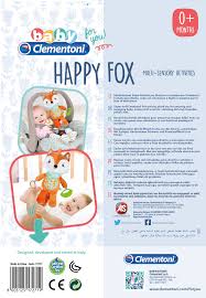 Il gioco è una cosa seria. Happy Fox Activity Plush Clementoni