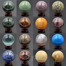 50mm Natural Gemstone Round Ball Crystal Healing Decor Statue Sphere Wholesale Crystal Healing Crystal Aesthetic Natural Gemstones