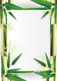 Bamboo Border Decorative Background Bamboo Background Paper Background Design Wallpaper Powerpoint