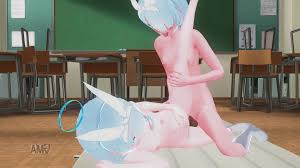 COM3D2ブルーアーカイ部】アロナちゃんがふたなり化されてコピーアロナちゃんと【Futa】｜俺の3Dエロ動画