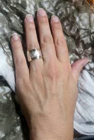 Unique Wide Wedding Band For Women Silver Gold Ring Wide Etsy Gold And Silver Rings Wide Wedding Bands Unique Rings