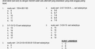 Check spelling or type a new query. Contoh Soal Tes Matematika Melamar Kerja Deret Angka Dan Logika Teman Perjalanan Anda