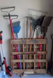 Astuce Jardin Palette Progetto Casa Contenitori Porta Attrezzi Idee Legno