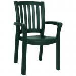 Malibu Plastik Balkon Sandalyesi Yesil Yesil Balkon Sandalye
