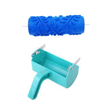 The most common wall design roller material is wood. Wall Painting Machine 5 Embossed Pattern Paint Roller Diy Decor Buy At A Low Prices On Joom E Commerce Platform