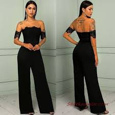 2020 Bayan Abiye Tulum Modelleri Siyah Omzu Acik Uzun Kollu Dugmeli Cizgi Desenli 2020 Moda Stilleri Sonbahar Stili Fashion Blogger Style