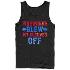 Maybe you would like to learn more about one of these? Men S Chin Up 4th Of July Fireworks Blew My Sleeves Off Tank Top Target