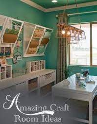 Our fingers are itching for a craft room makeover. Amazing Craft Room Ideas Craft Room Craft Room Design Dream Craft Room
