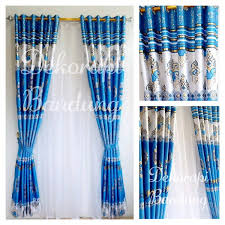 Harga gorden minimalis gorden murah gorden minimalis murah gorden via gordenminimalis.com. Jual Gorden Jendela Pintu Rumah Minimalis Murah Motif Bunga Mawar Molis Biru Di Lapak Dekorapi Bandung Bukalapak
