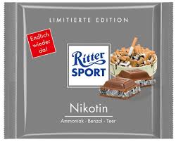 Ritter Sport Nikotin Jpg 1200 968 Ritter Sport Lustige Sportbilder Ritter Sport Schokolade