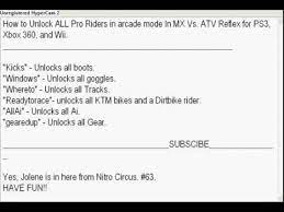 Get the latest mx vs atv untamed cheats, codes, unlockables, hints, easter eggs, glitches, tips, tricks, hacks, downloads, hints, guides, . Mx Vs Atv Reflex How To Unlock Everything Updated Youtube