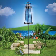 Check spelling or type a new query. Solar Blue Lighthouse Decorative Garden Stake Collections Etc