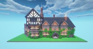 Tudor Style Estate Large Base Made For R 9x9 Minecraft In 2020 Minecraft Plans Minecraft City Minecraft Houses Survival