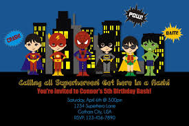 Superhero birthday invitation super hero party invitation Free Printable Superhero Birthday Invitations Free Printable Birthday Invitation Templates Bagvania