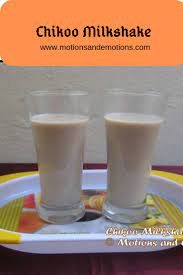 Chickoo Milkshake Is An Easy Shake Prepared With Sapota And Milk This Is A Perfect Summer Drink Milkshake Indian Food Recipes Easy Shake