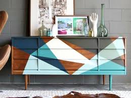 19 Creative Ways To Paint A Dresser Retro Furniture Makeover Retro Furniture Furniture Makeover