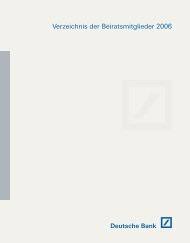 Eppendorf in hamburg wurde aktualisiert am 13.05.2021. Beiratsverzeichnis Stand Marz 2009 Deutsche Bank Interim
