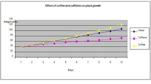 Science Fair Projects Effect Of Caffeine On Plant Growth