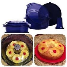 Hi Ho Hi Ho With Tupperware We Go Pineapple Upside Down Cake In Minutes In The Tupperware Stack Pineapple Upside Down Cake Upside Down Cake Tupperware Recipes