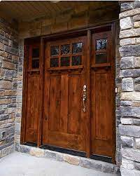 Saginaw surplus has a huge selection of discount alder doors for both your front entry and the inside of your home. 3068 Highland Style Craftsman Knotty Alder Entry Door With Sidelights Ebay