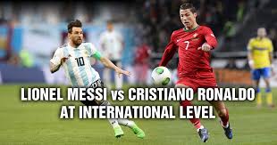 This group deserves it for the way they fight. Lionel Messi And Cristiano Ronaldo At International Level