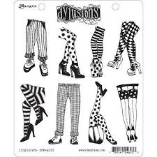 Ranger Ink Dylusions Stamps Unmounted Rubber Stamps Legs Eleven Dyan Reaveley Dylusions Dylusions Dyan Reaveley