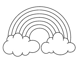 Make a fun coloring book out of family photos wi. Template Door Hanger Rainbow Summer Spring Traceable Etsy In 2021 Rainbow Drawing Rainbow Clipart Rainbow Pictures