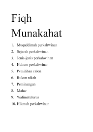 Dari 'aisyah ra, rasulullah saw bersabda: Ctu 085 Fiqh Munakahat Summary Foundation In Law Studocu