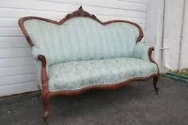 What kind of sofas were in the victorian era? Victorian Late 1800s Hand Carved Solid Walnut Sofa Couch 1235 Ebay